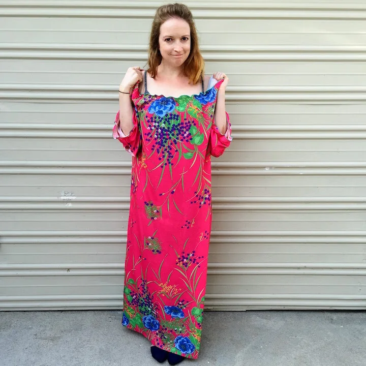 Floral muumuu sales